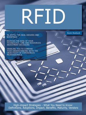 cover image of RFID: High-impact Strategies - What You Need to Know: Definitions, Adoptions, Impact, Benefits, Maturity, Vendors